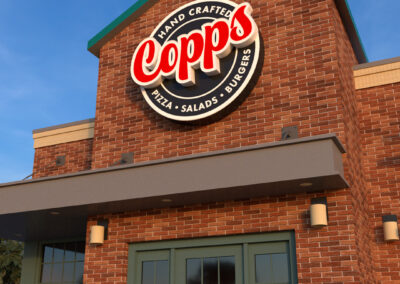 Copps Pizza Exterior Signage