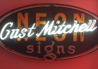 Gust Mitchell Neon Signage