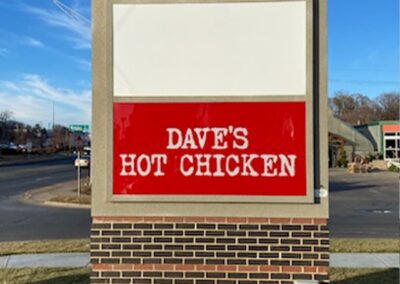 Dave's Hot Chicken Wayfinding Signage