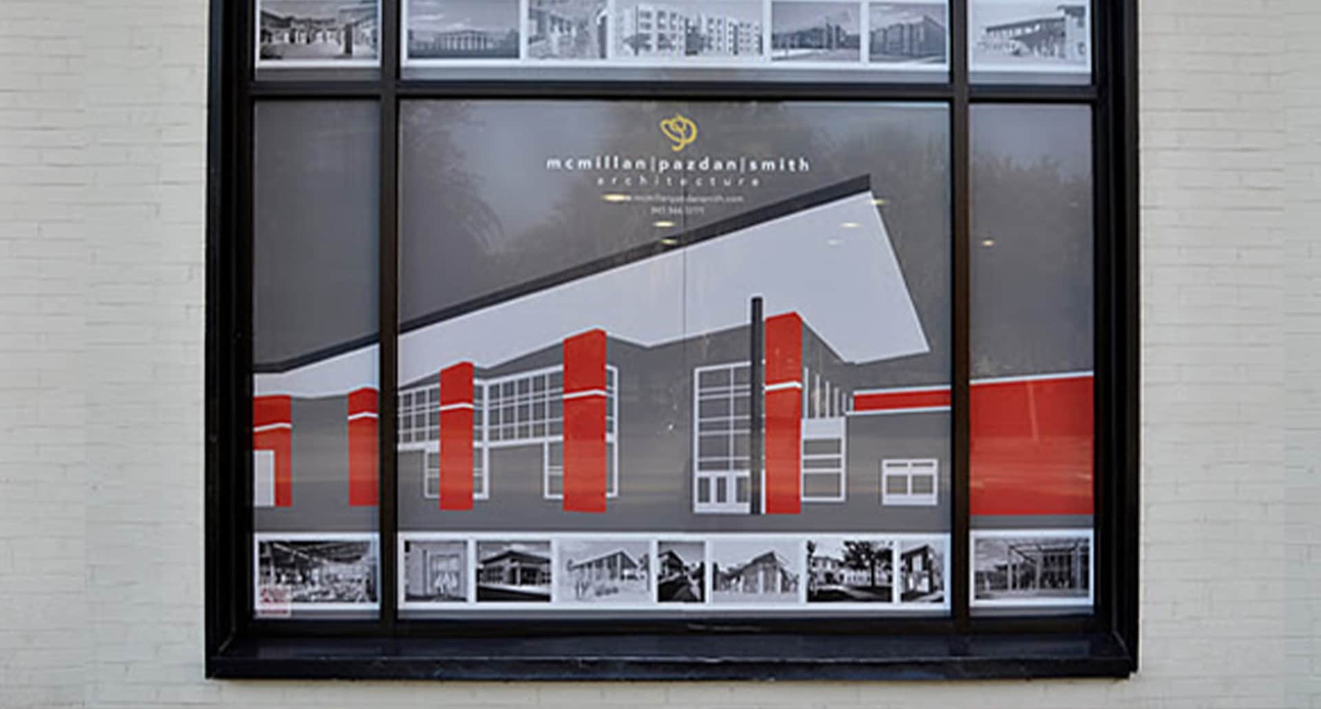 exterior window perf signage exterior window perf signage