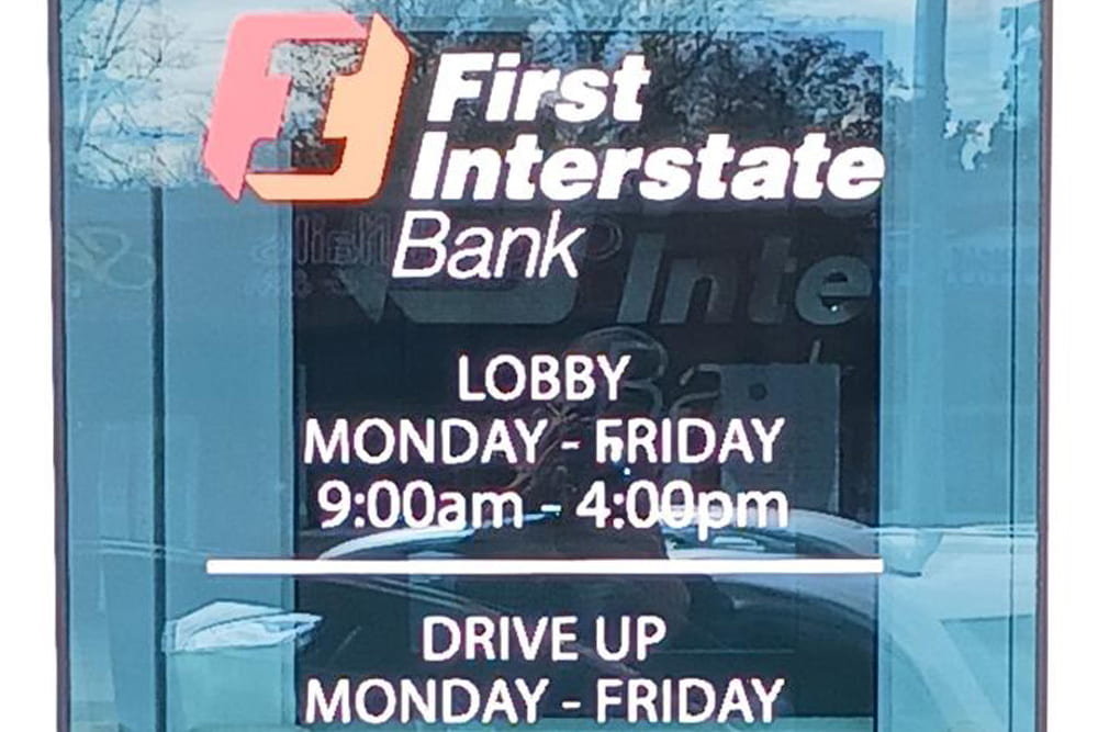 window graphic for business